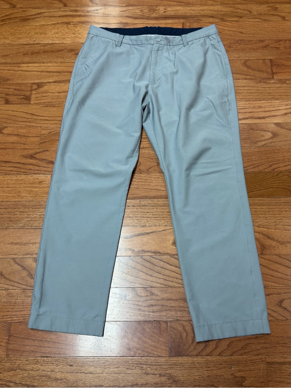Men's Footjoy Light Gray Chino Pants - Classic Straight Fit Size 36x30